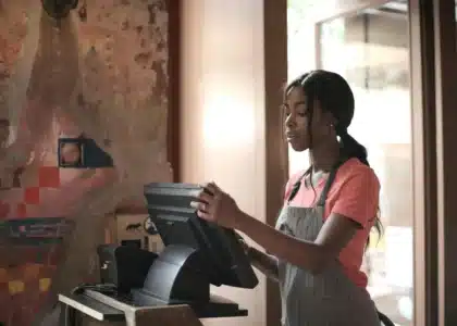 Cashier at a retail store covered by a BOP policy